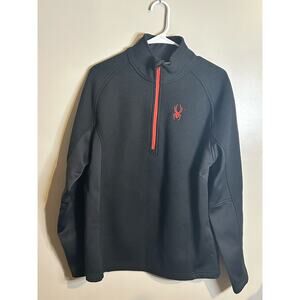 Spyder Men’s 3/4 Zip Black Jacket